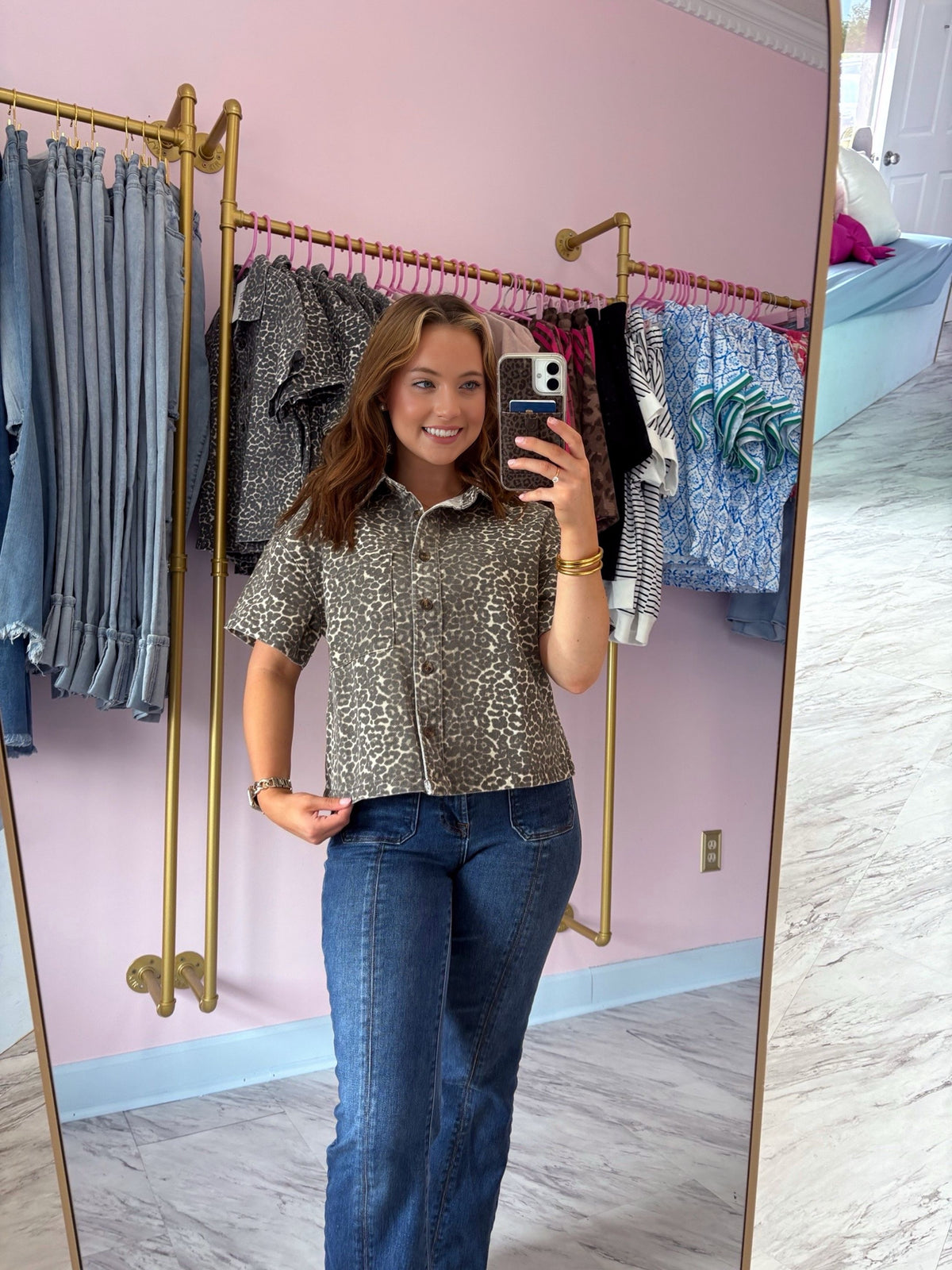 Little Leopard Top